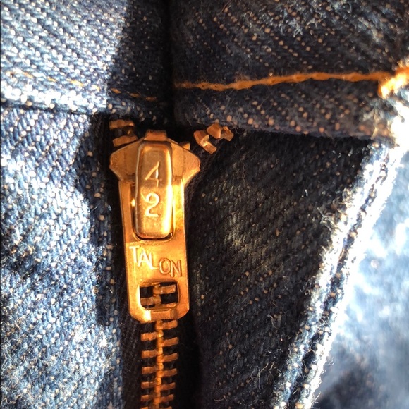 Vintage Orange Tab Levi’s Flare Jeans - Picture 6 of 16